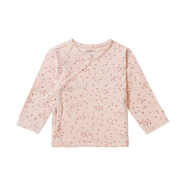 Noppies T-Shirt Overslag Nantes Print Rose Smoke 50