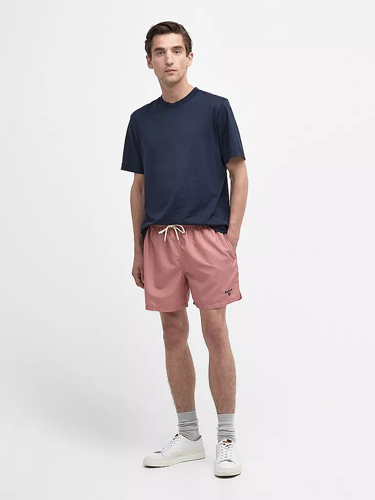 BARBOUR Badeshorts STAPLE rosa