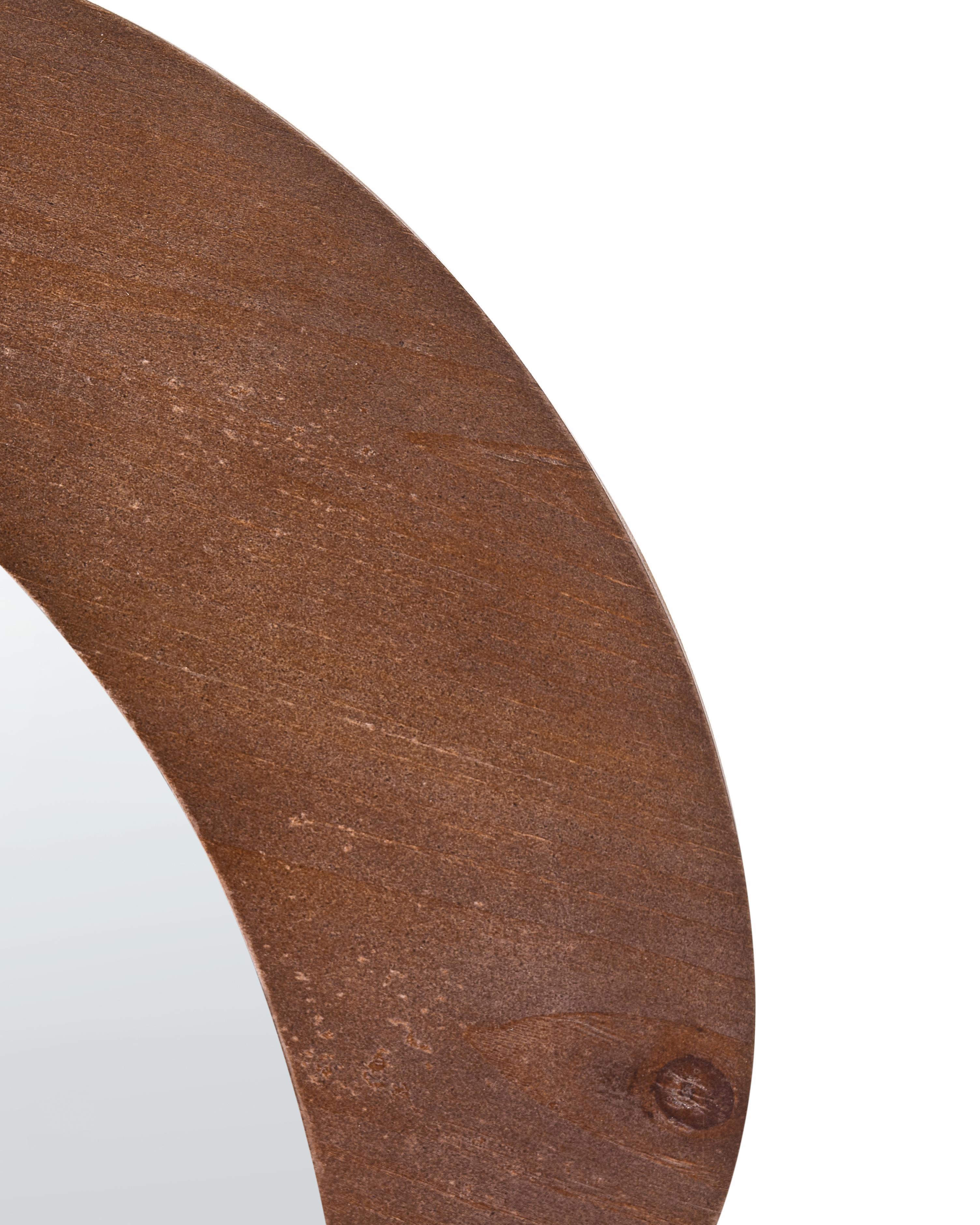 Wandspiegel ALVENA 60 cm 80 cm Donkerbruin