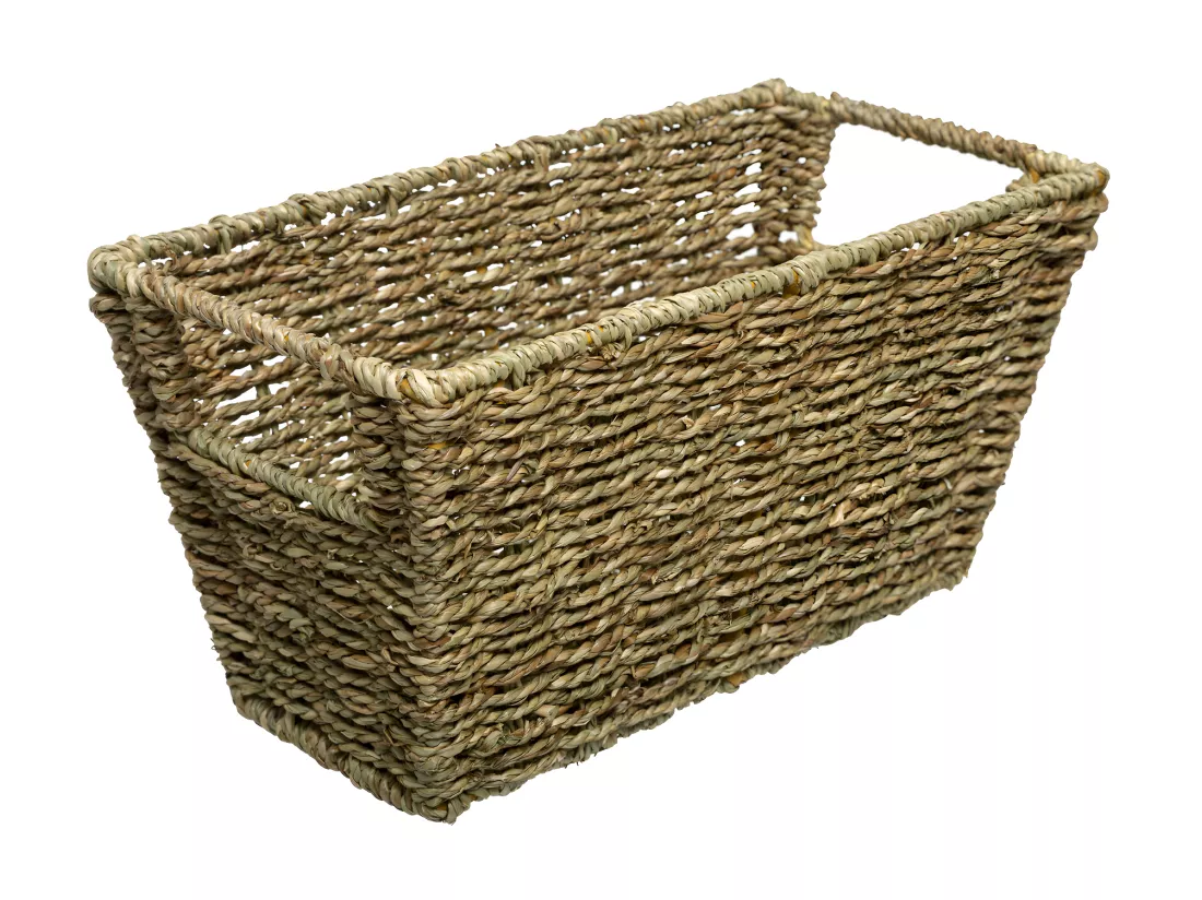 Panier de Rangement en Seagrass 15 x 31 x 15 cm