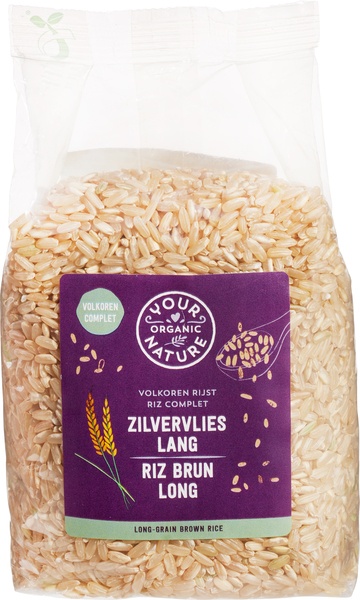 Your Organic Nature Zilvervliesrijst Lang (400 gr)