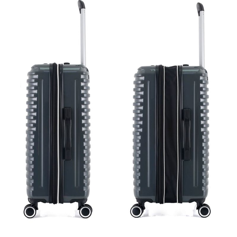Lot de 3 valises rigides 328 55, 66 et 76 cm Gris Foncé