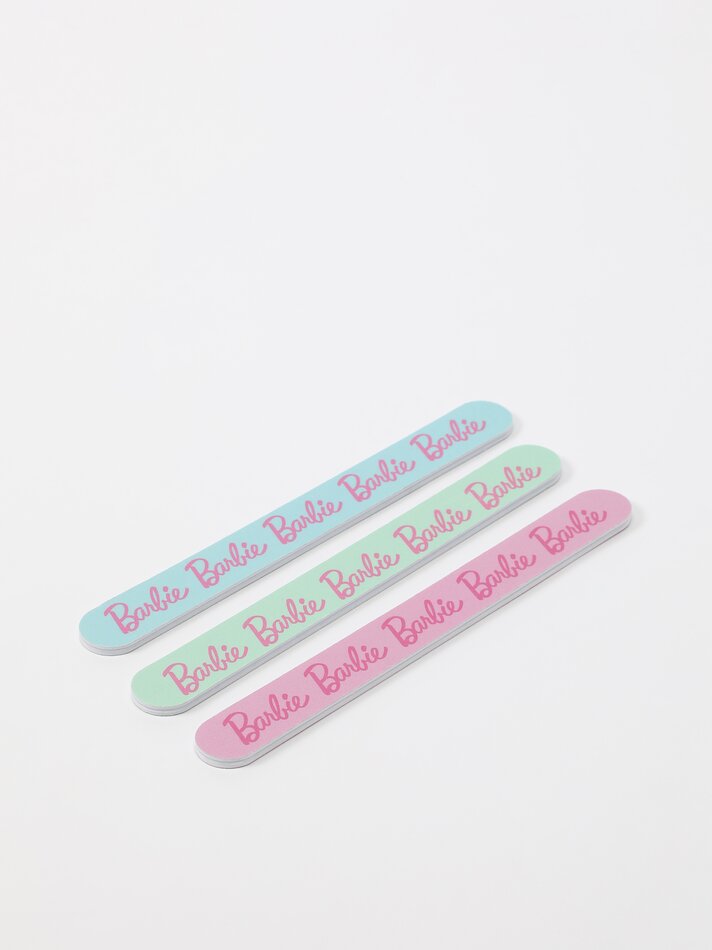 Conjunto de 3 Limas de Unha Barbie - Cores Sortidas