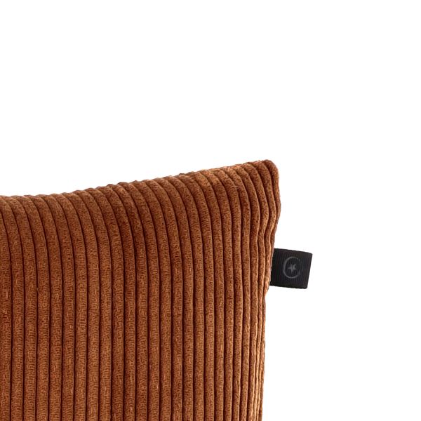 Overseas Rib Kussen - 45 x 45 cm - Smoke