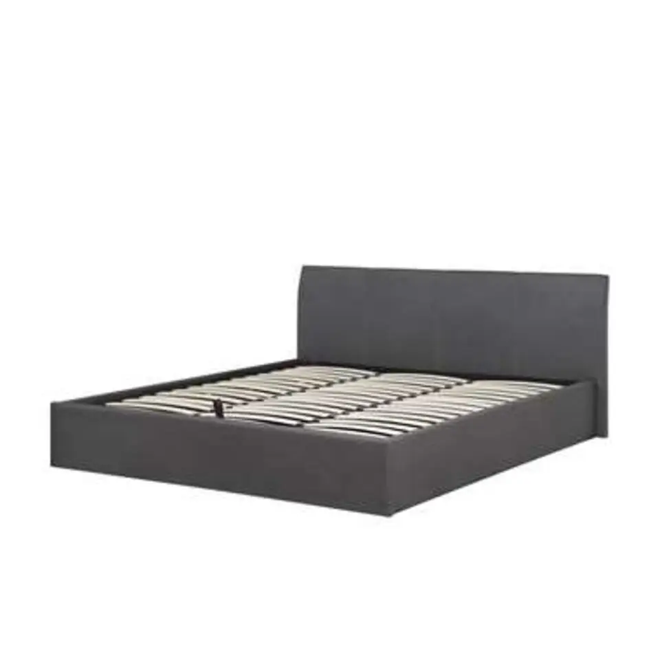 ORBEY - Tweepersoonsbed - Grijs - 180 x 200 cm - Polyester