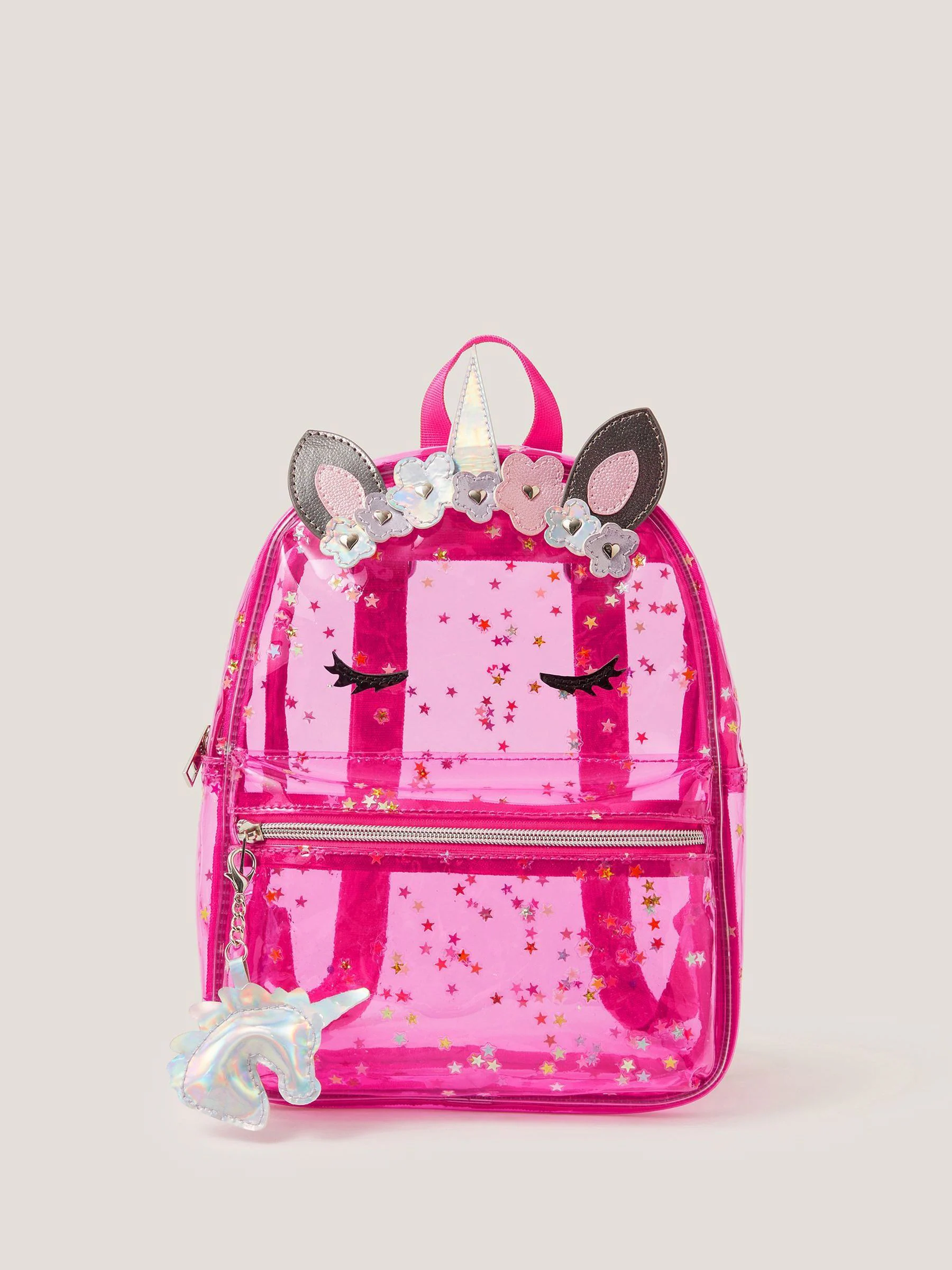 Monsoon Clear Unicorn Backpack