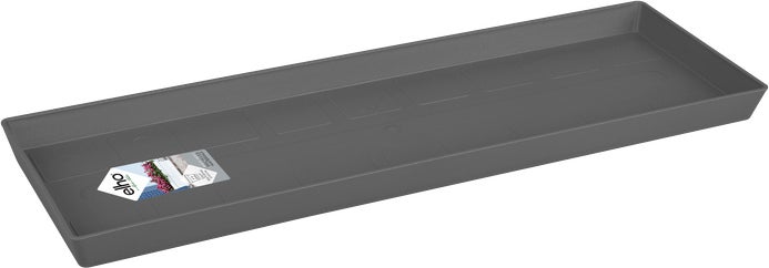 Elho schotel voor balkonbak Loft Urban antraciet 47,3 x 14,7 x 2,6 cm