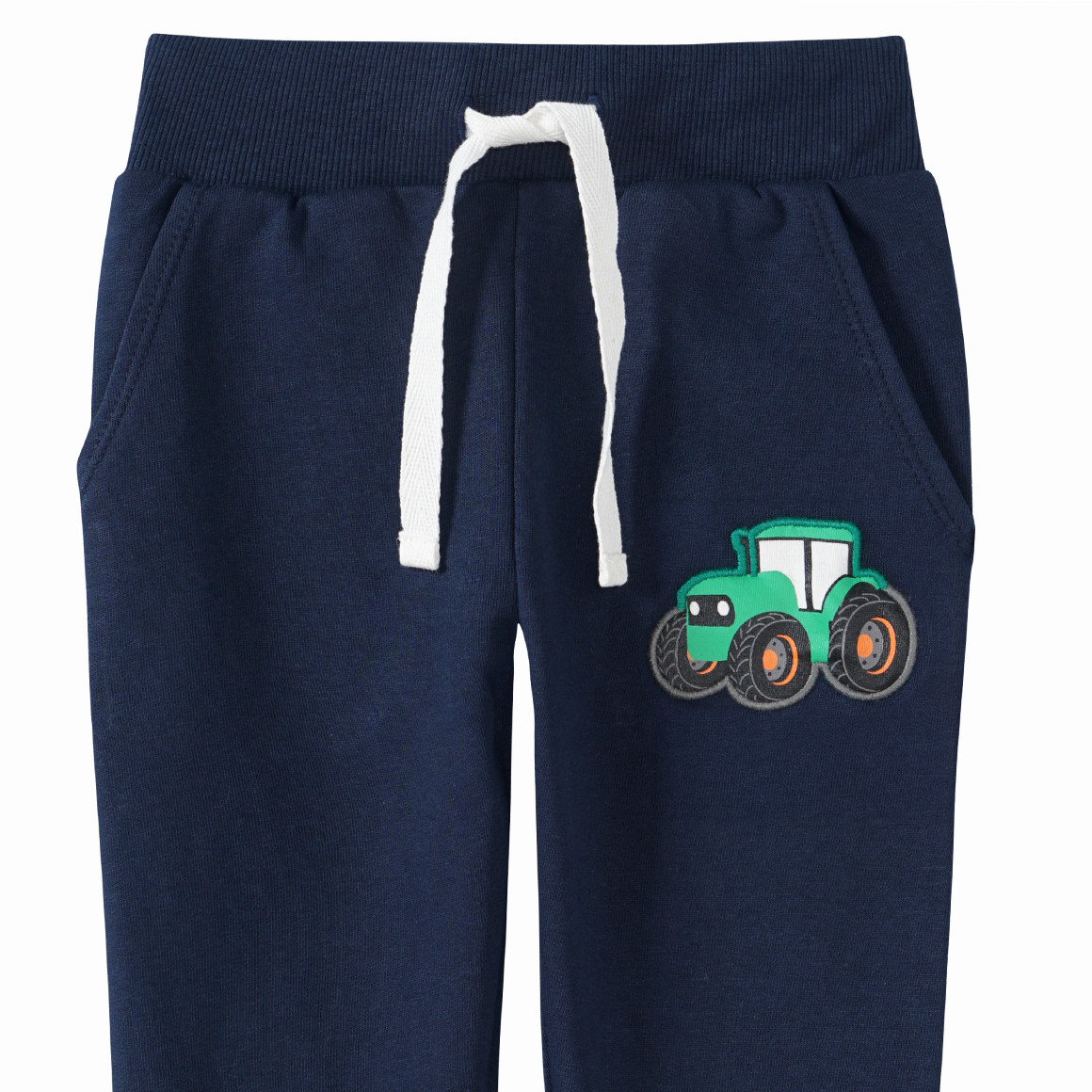 Topolino Jungen Jogginghose mit Traktor-Stickerei dunkelblau