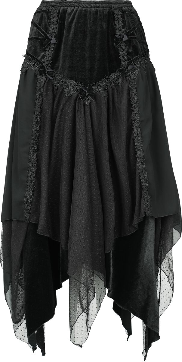 Gothic - Jupe | Sinister Gothic Jupe mi-longue
