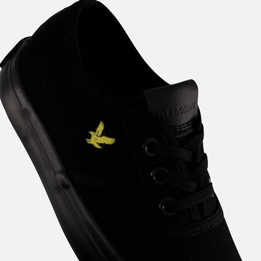 Lyle & Scott Wick Sneakers zwart Canvas