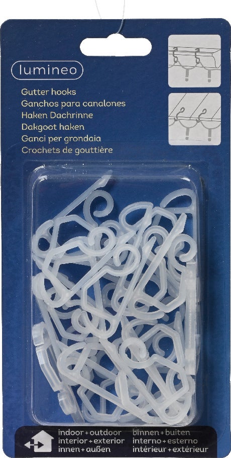Lumineo goothaak 5,5 cm 24 stuks
