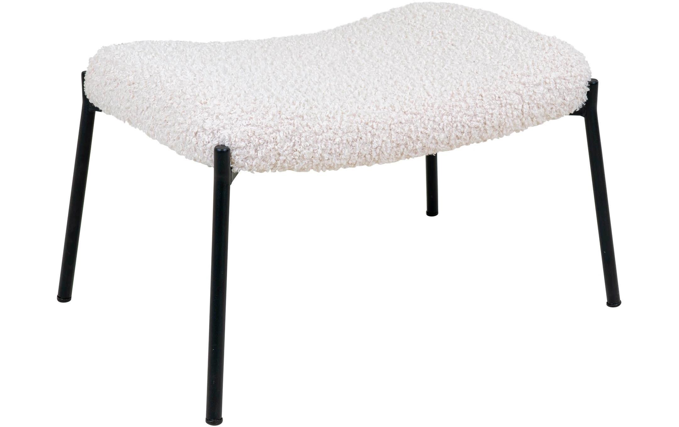 Hocker Glasgow WeissSitzbank