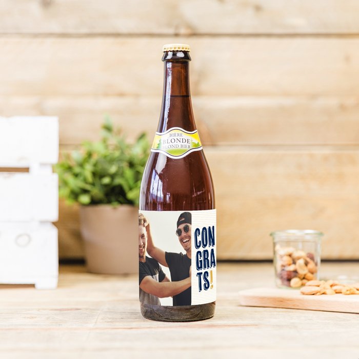 La Chouffe | 750ml | Congrats met eigen foto