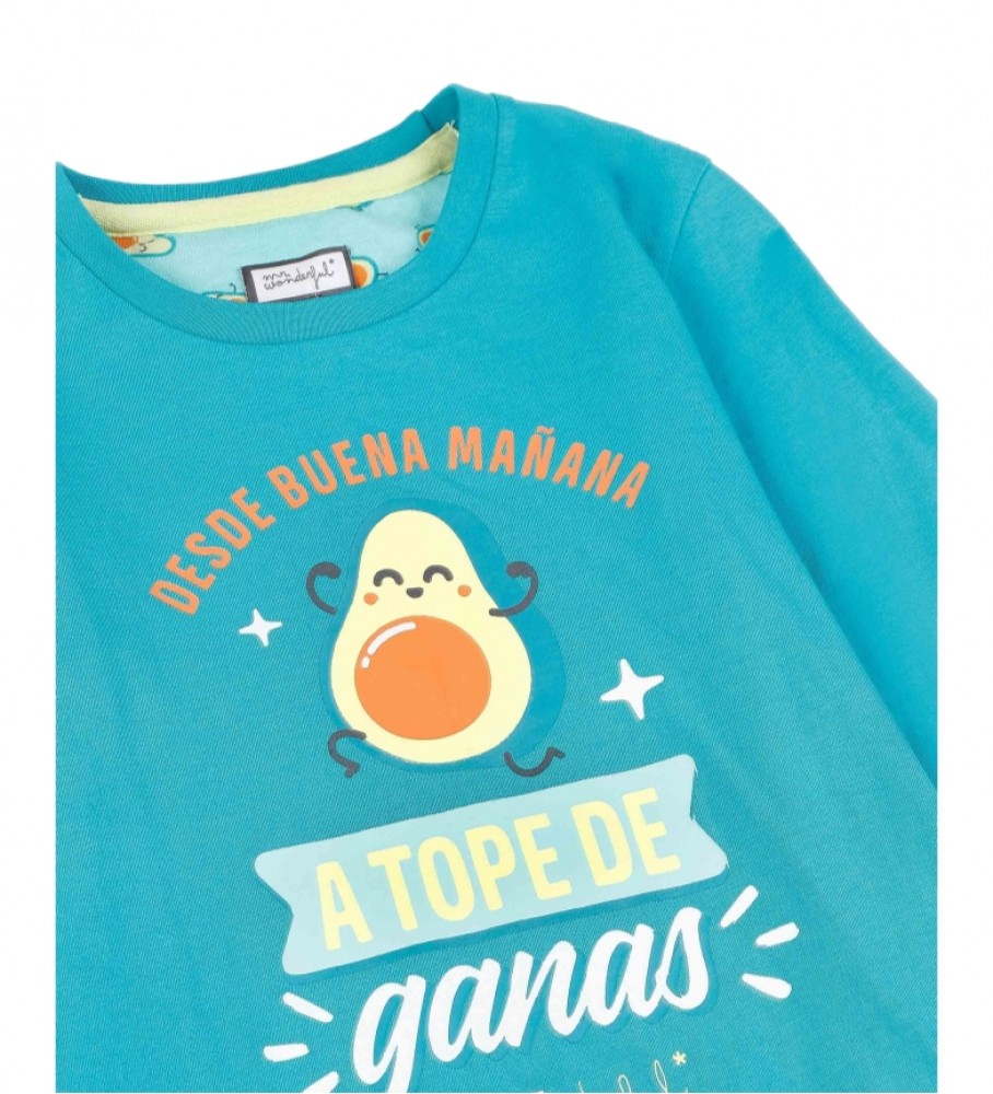 Pijama Aznar Innova Turquesa