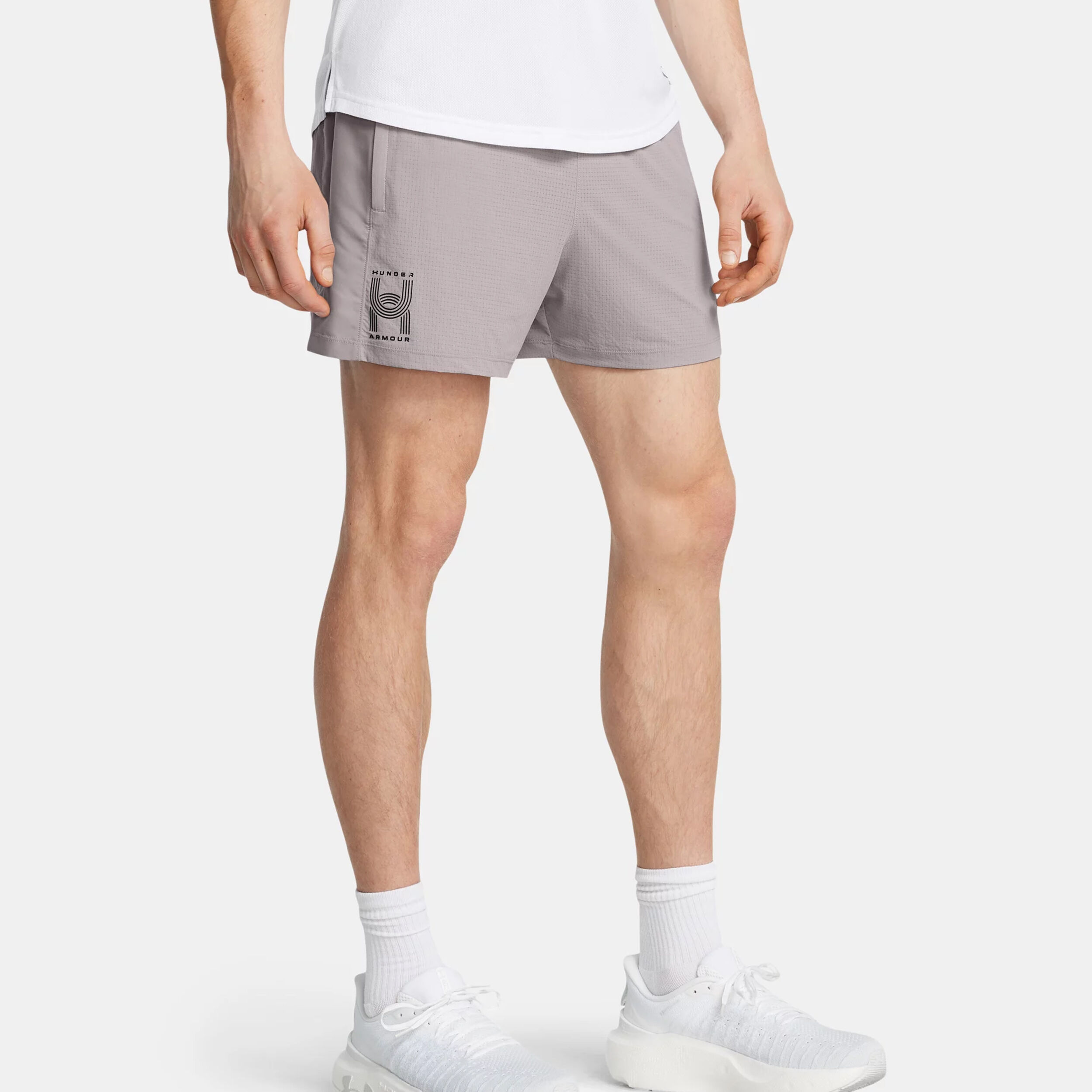 Under Armour Run Anywhere Short De Running Hommes - Gris , Noir