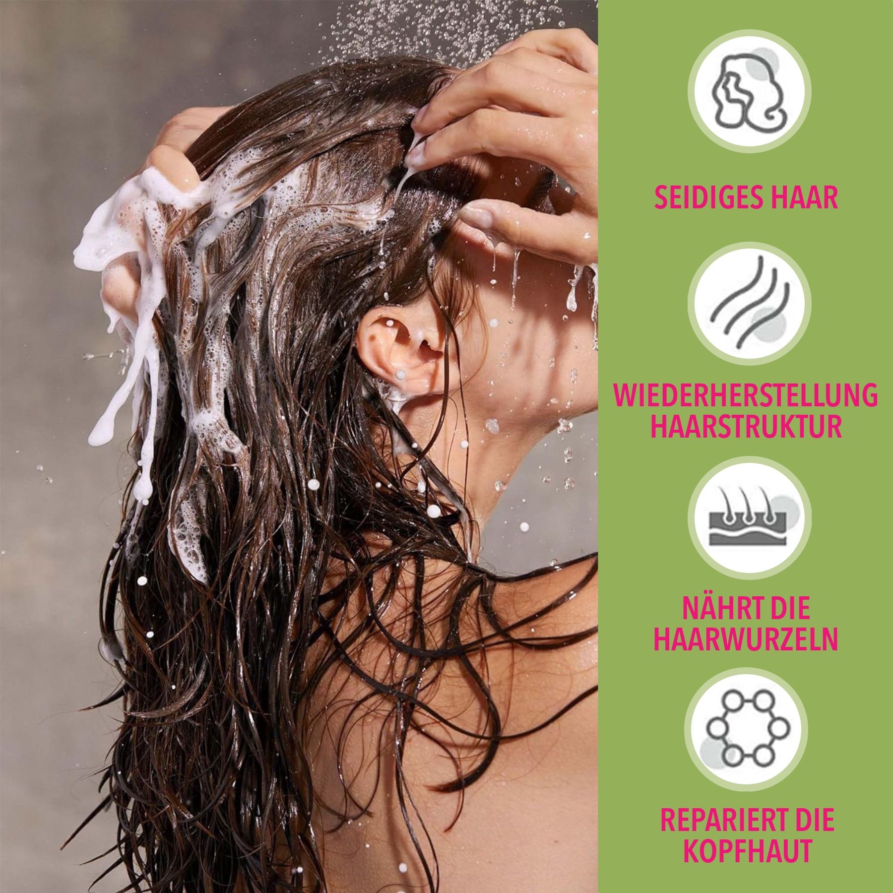 Mielle Organics Haarshampoo Rosmarin Mint für Haarwachstum