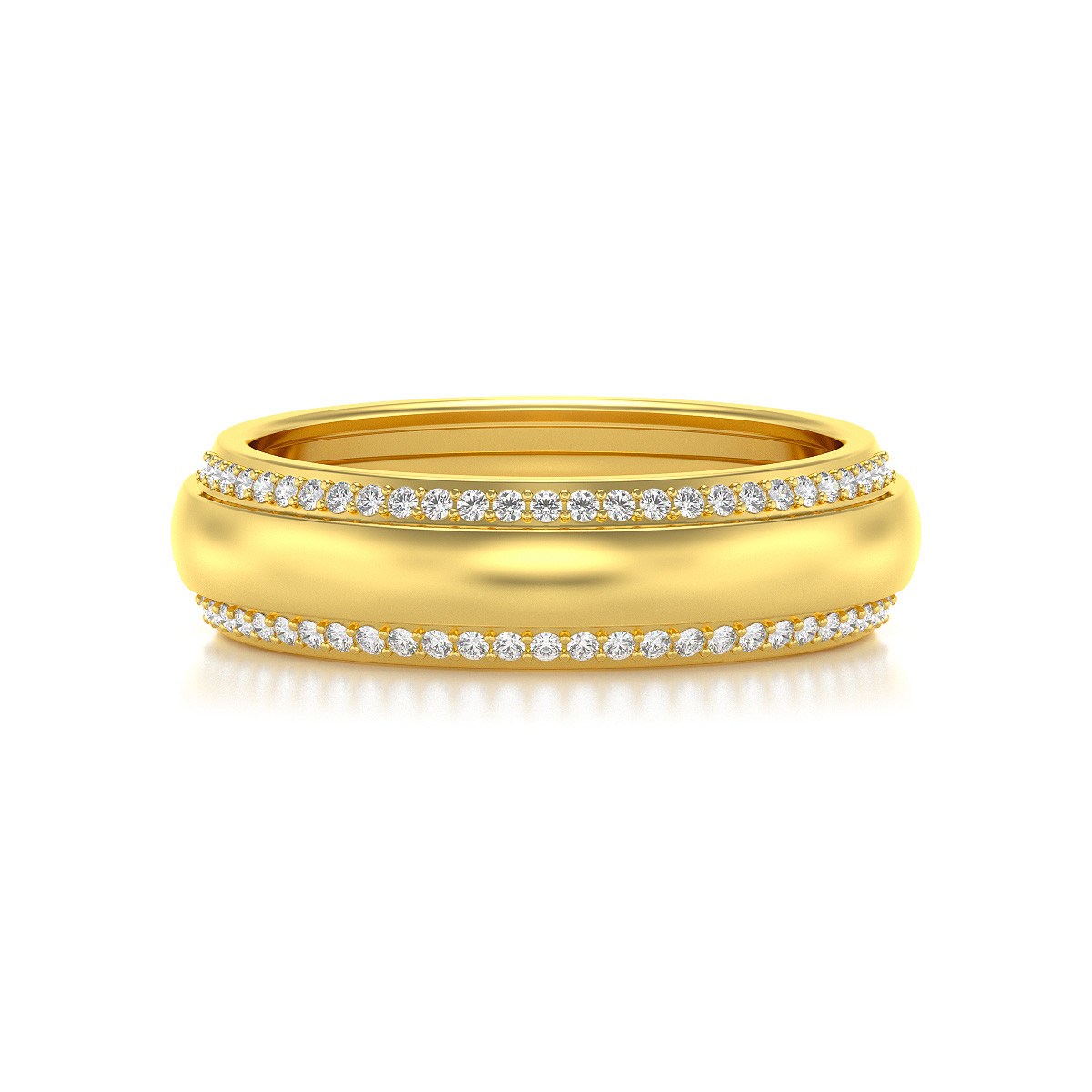 Alliance ADEN Homme Or 585 Jaune Diamants 4.738grs