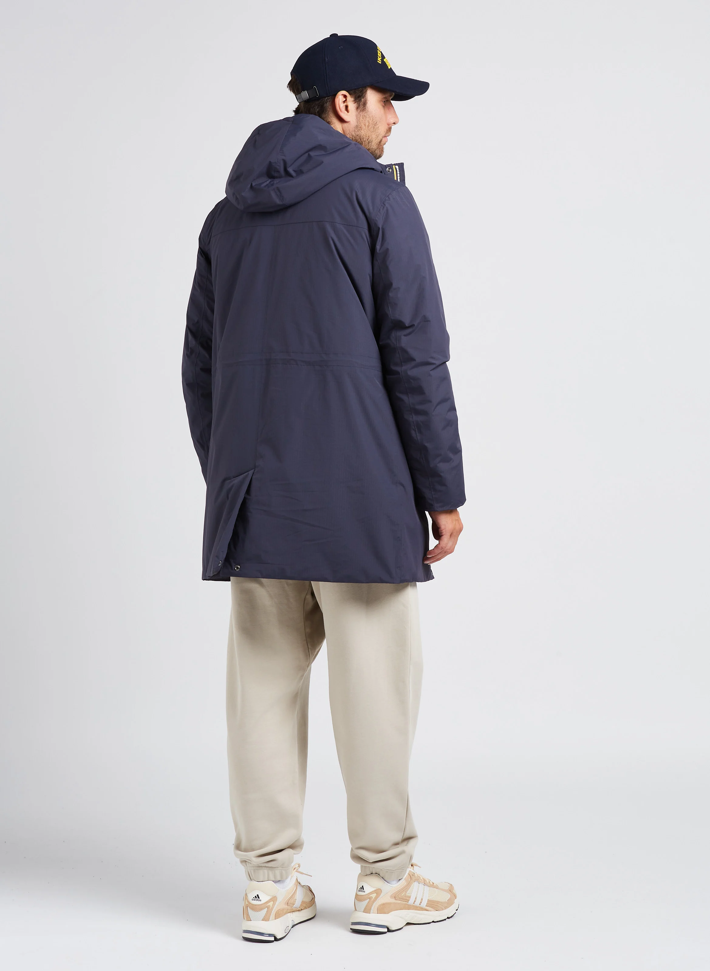 Jogging large en coton | Beige
