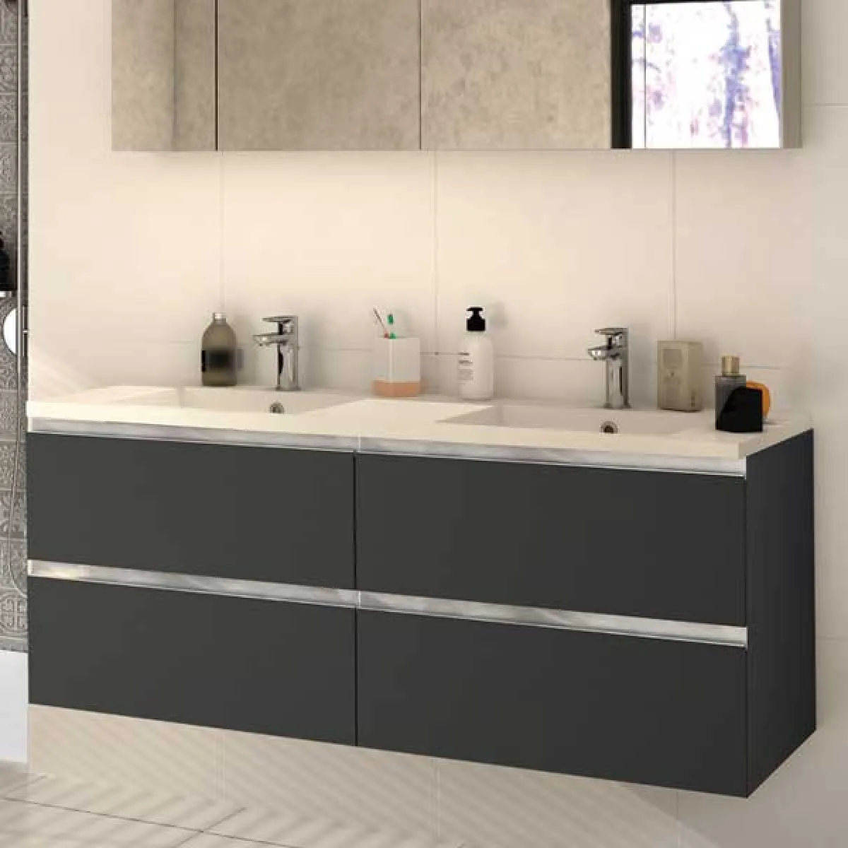 Dansmamaison Ensemble SDB DIBA 140 cm