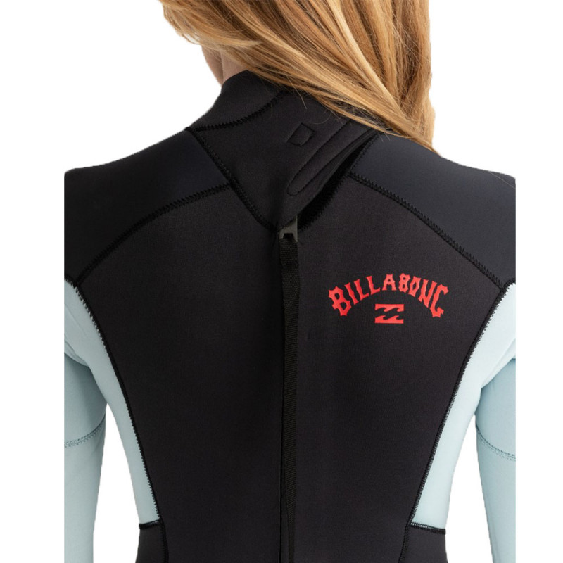 COMBINAISON FEMME BILLABONG LAUNCH 4/3 BACKZIP GRIS