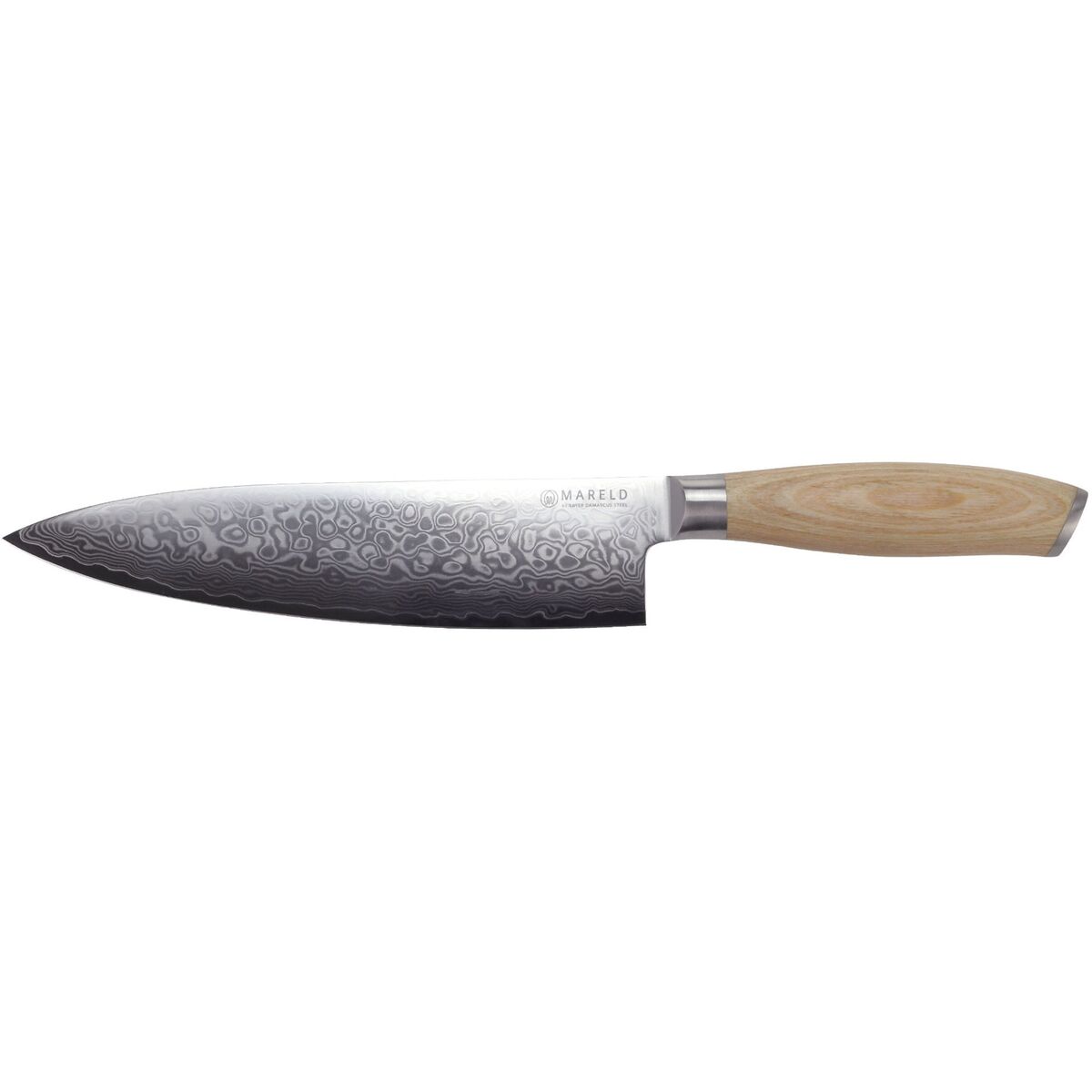 Japansk kokkekniv + Mareld Duo slipesteiner StarterKit