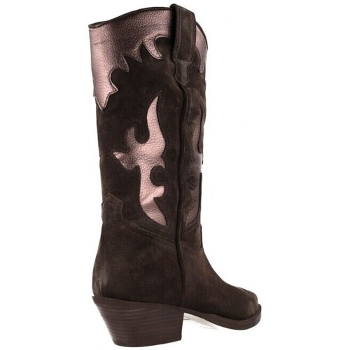Alpe - Botas Camperas o Tejanas Mujer de Alpe Team 2088 Alpe Western Marrón