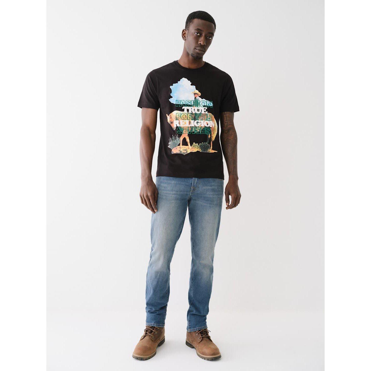 True Religion TR Embroidered Cowboy Shirt Mens