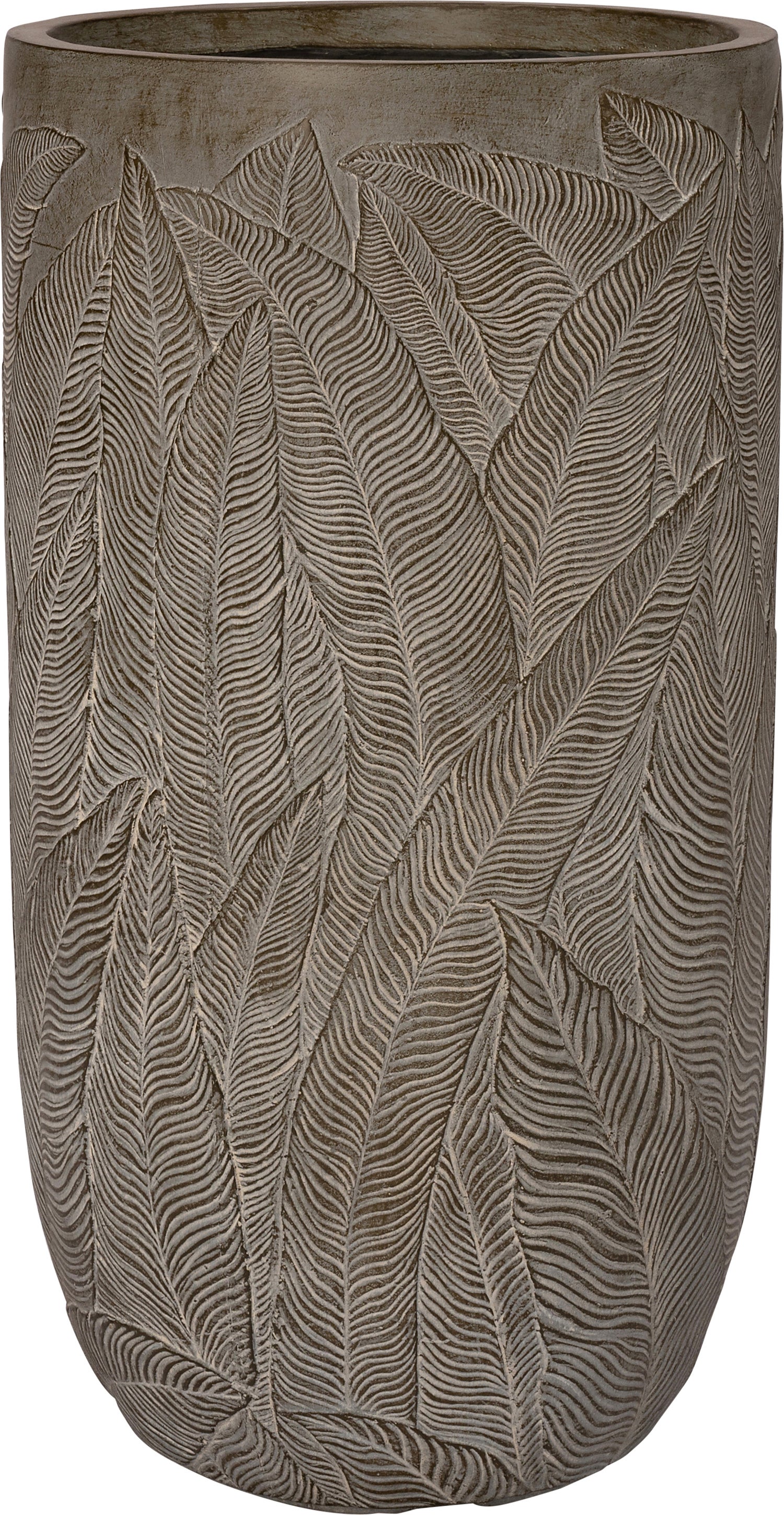 Intratuin bloempot Joris grijs D 34 H 64 cm