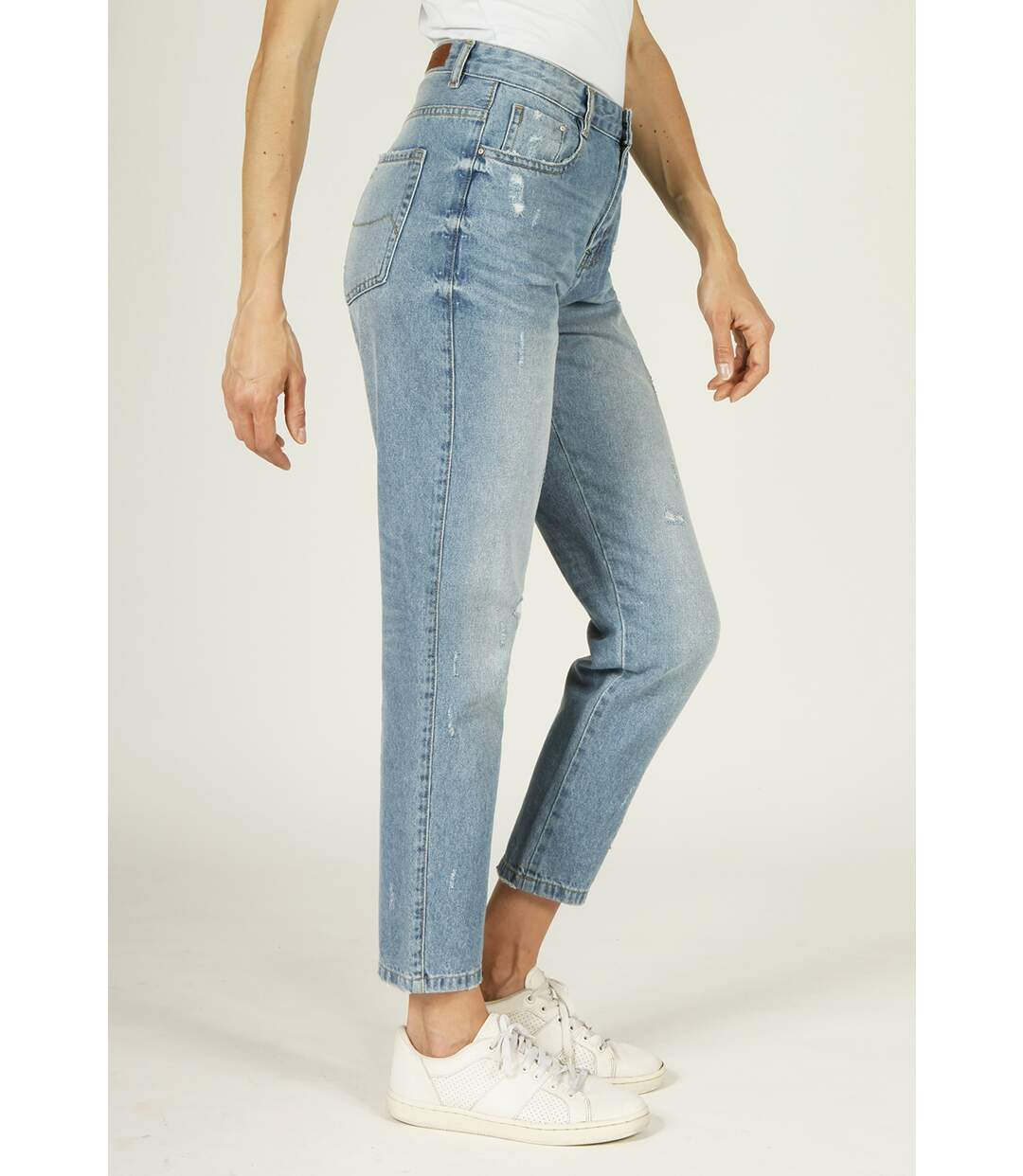 Jeans coupe Mom coton PHOEBE DENIM