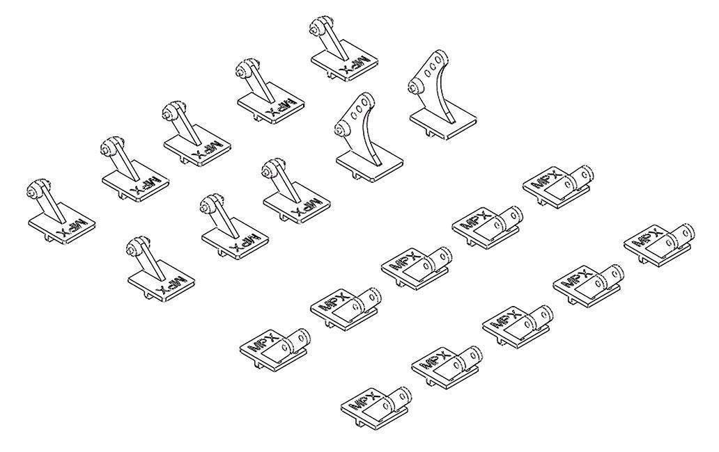 Offset-Scharnierset FunCub XLKleinteile