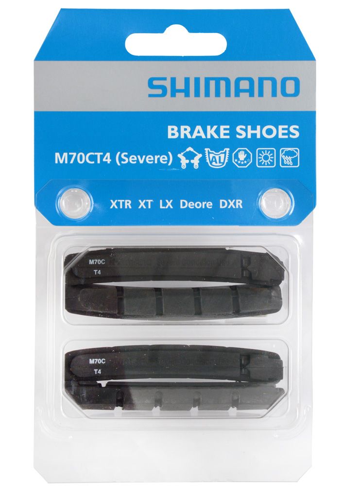 Shimano M70CT4 V-Brake Beläge für XTR/XT/LX/DEORE (Extremeinsatz) kaufen | Bike-Discount