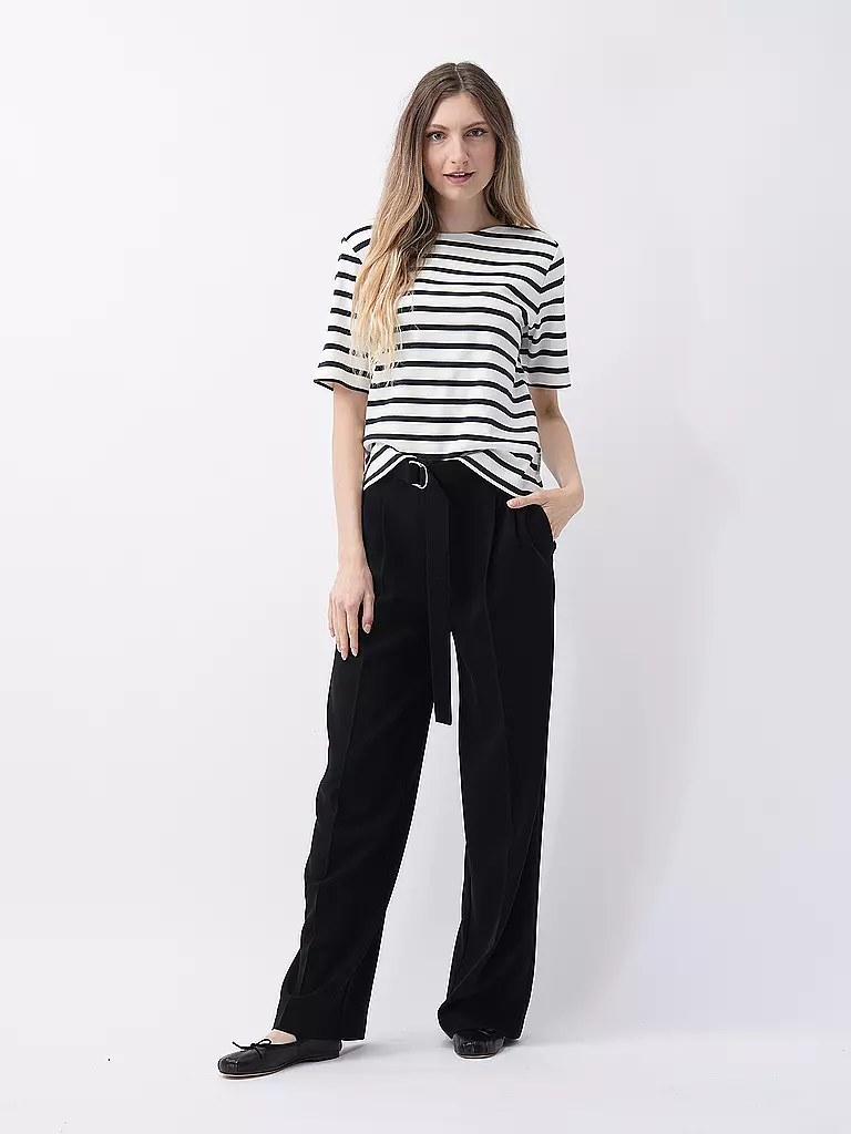BOSS Marlenehose TAPIANA schwarz