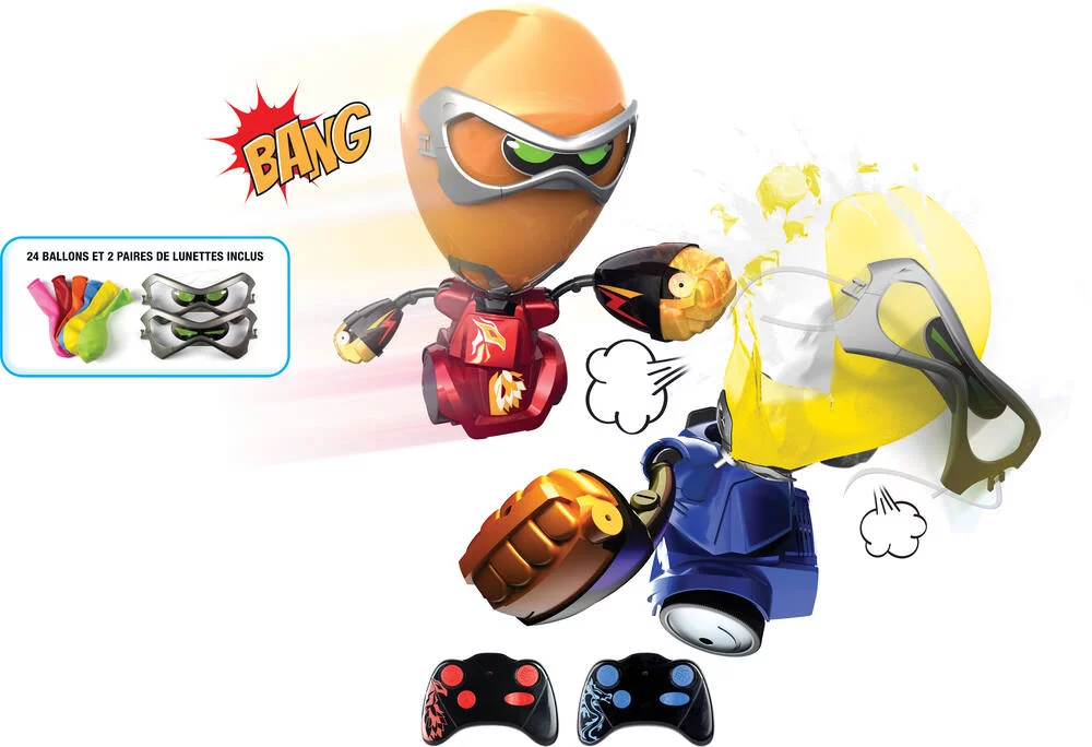 ROBOT KOMBAT BALLON BI PACK RADIOCOMMANDE