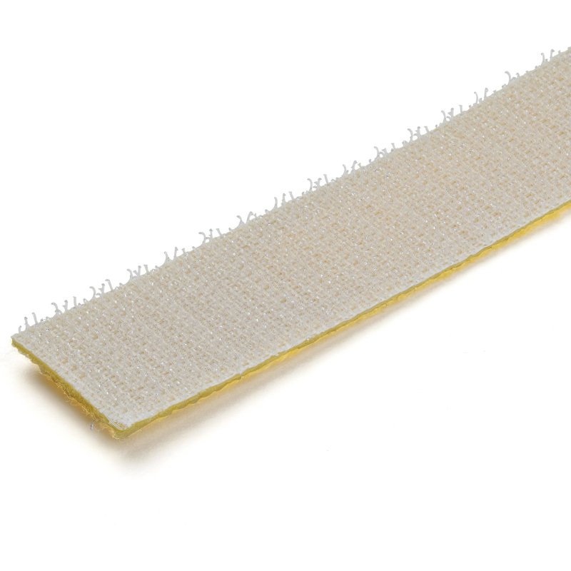 StarTech.com Ruban Auto Agrippant - Rouleau de 30,5 m pour Gestion de Câbles - Ruban Auto-Agrippant - Attaches Câble Ajustables - Sangles de Gestion de Câbles Auto-agrippantes et Réutilisables - Jaune