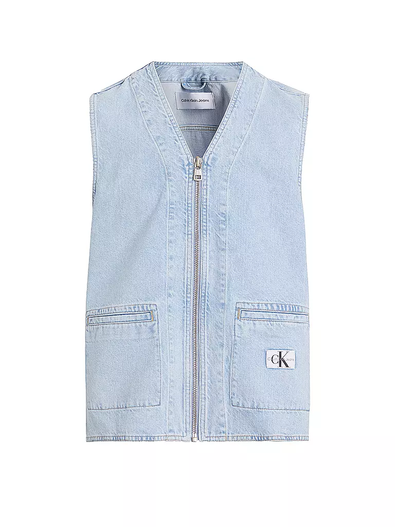CALVIN KLEIN JEANS Jeansjacke hellblau