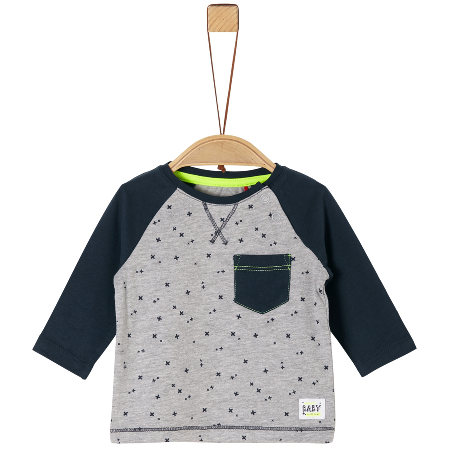 s.Oliver Langarmshirt grey melange