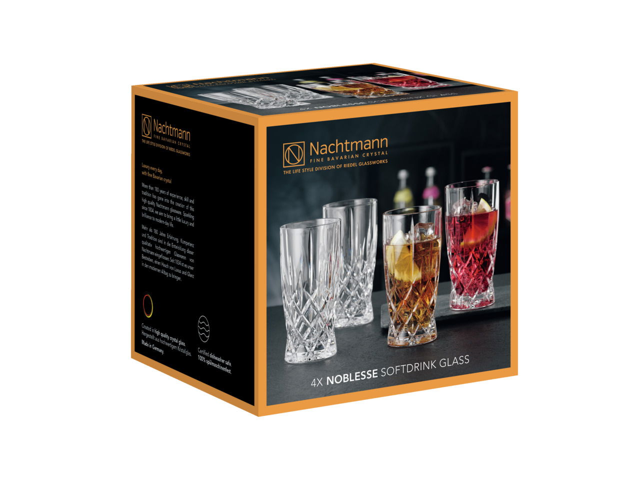 Nachtmann Softdrinkgläser 4er-Set NOBLESSE