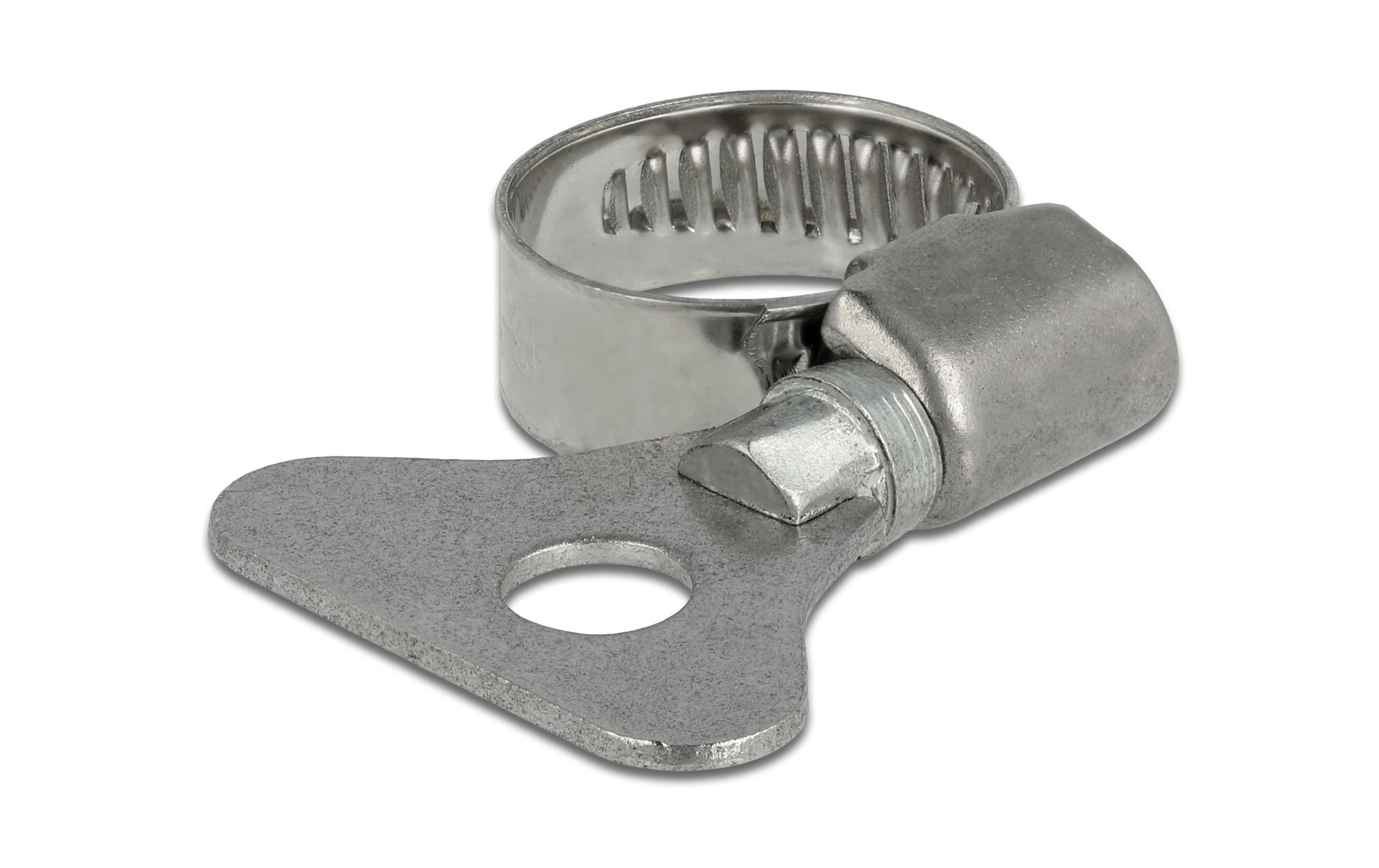 Schlauchschellen-Set 13-19 mm 10 StückSchlauchschelle mit Flügelmutter 13 - 19 mm 10 Stück Metall