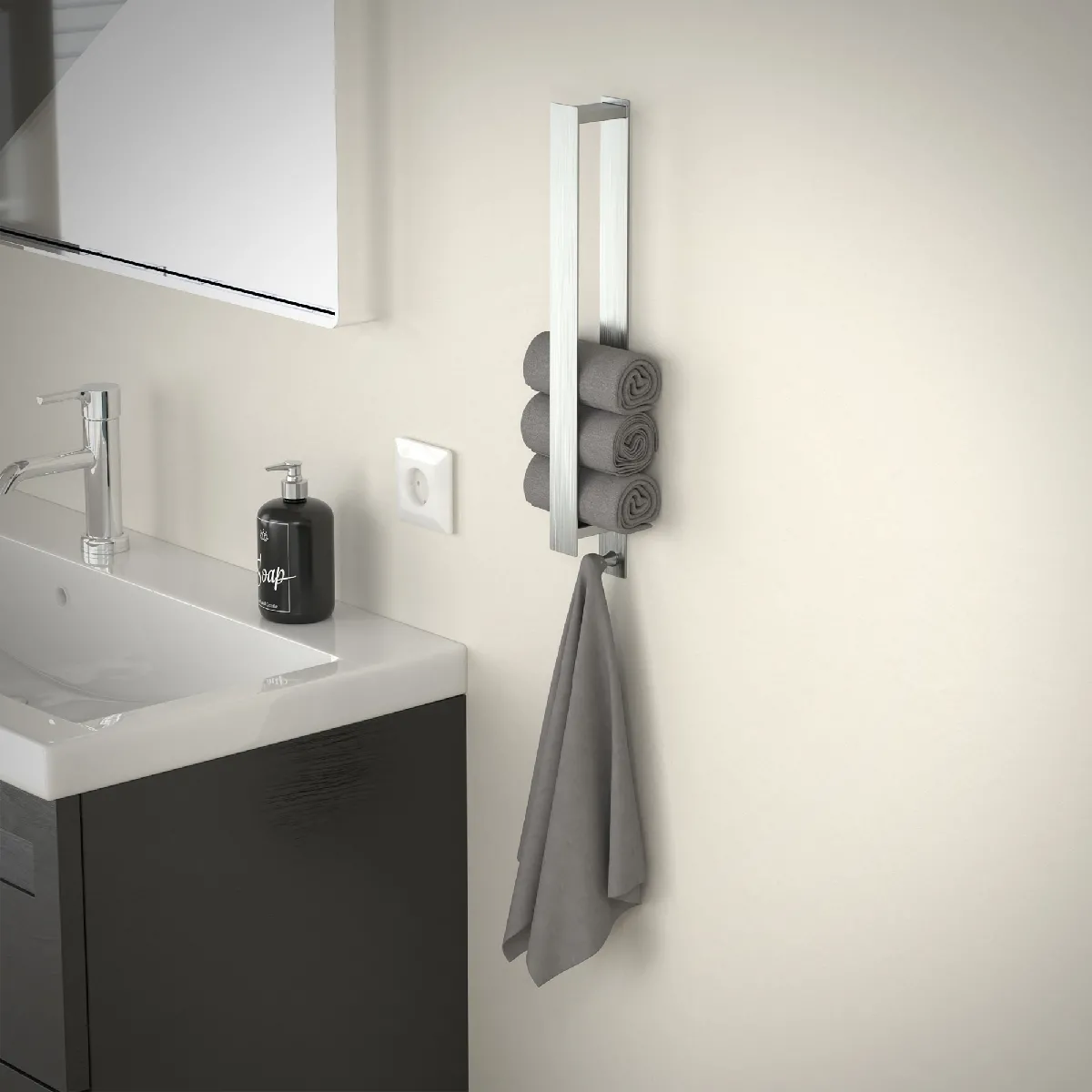 ML-Design Porte-serviettes sans percer