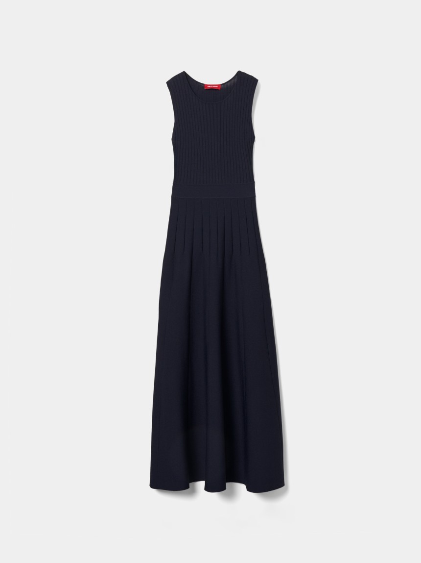 Vestido comprido em malha