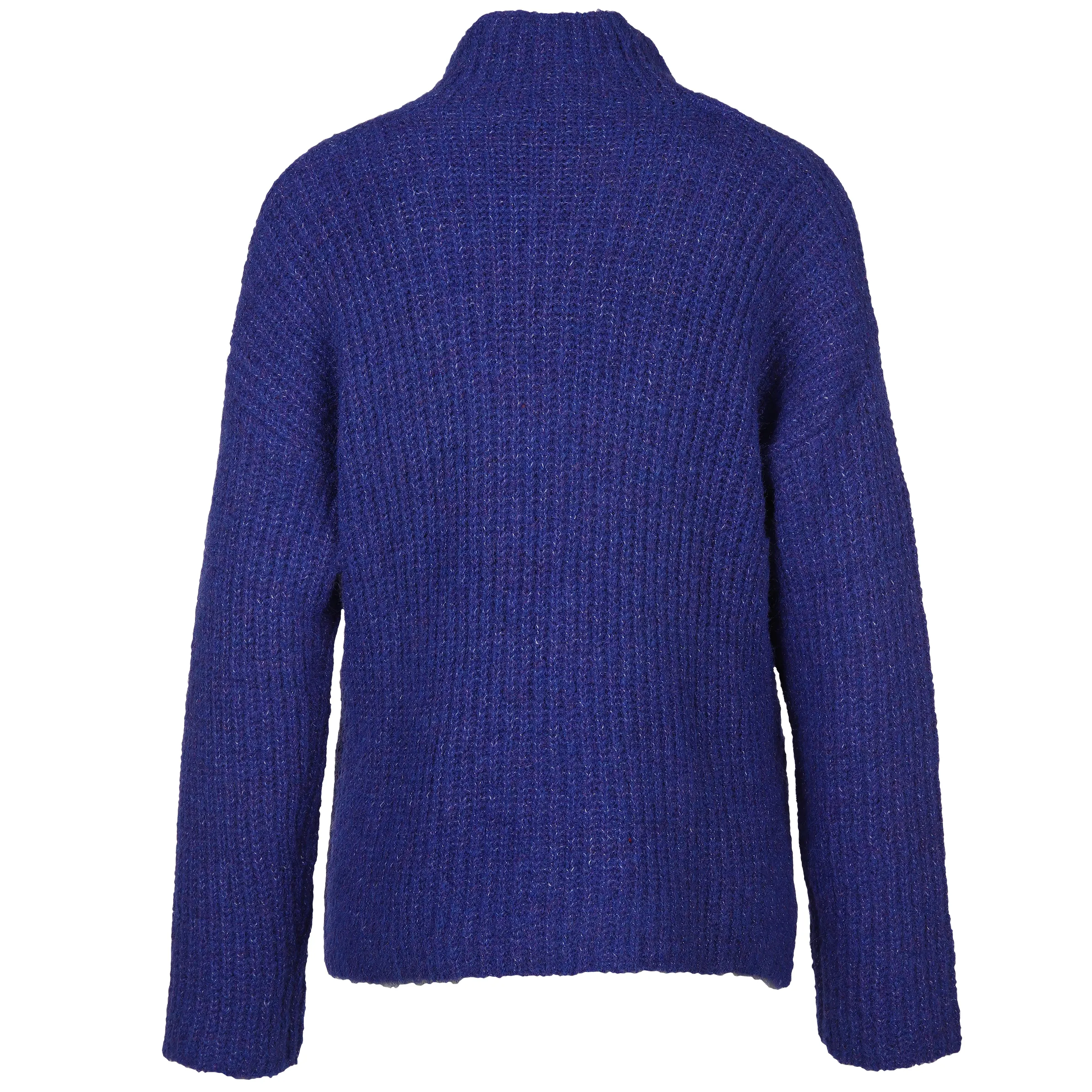 Damen Rollkragenpullover in melierter Optik