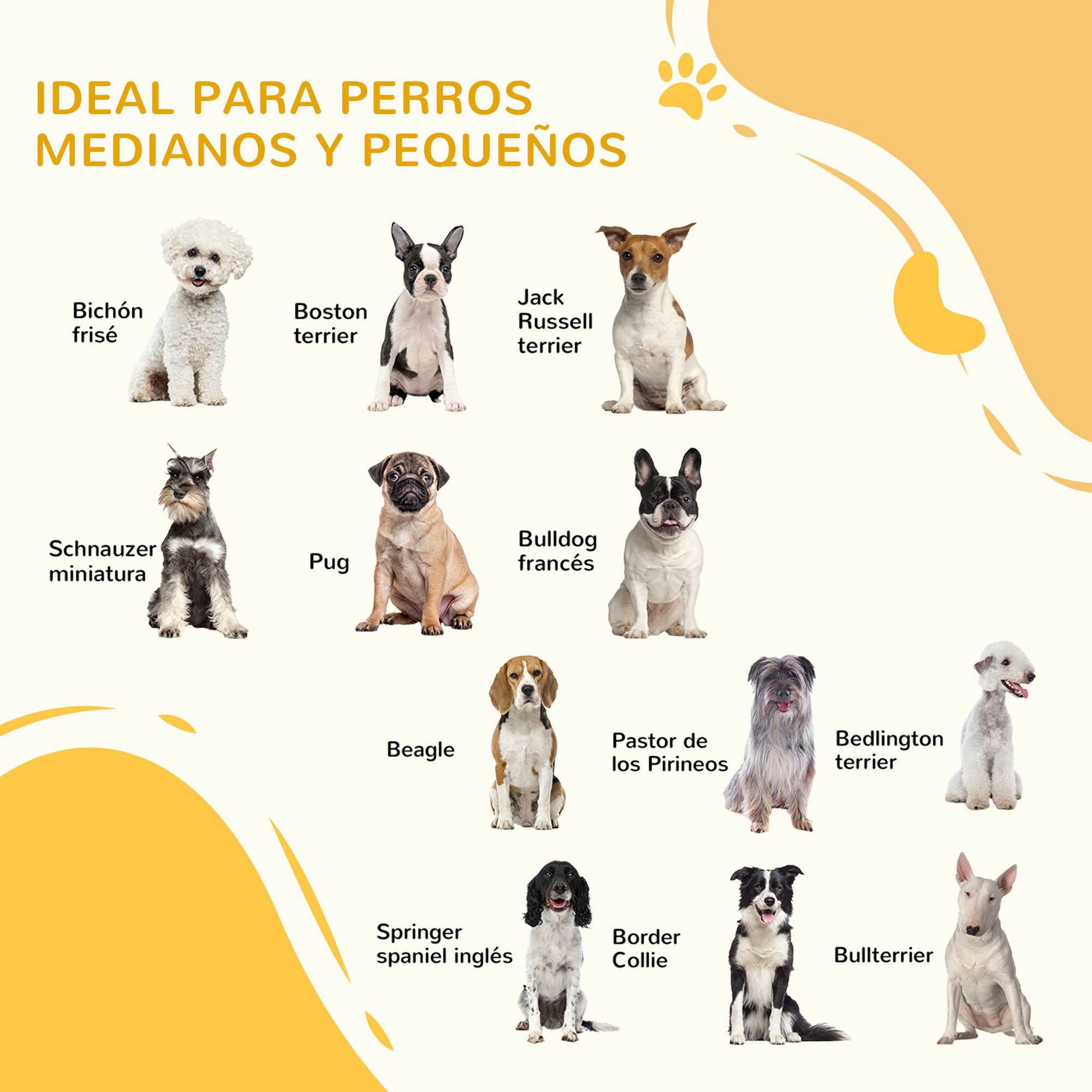 Portão de segurança dobrável para cães PawHut, conjunto de 3 peças