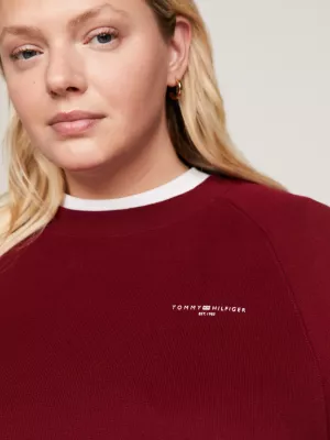 Moletom Curve Hilfiger Monotype com bordado