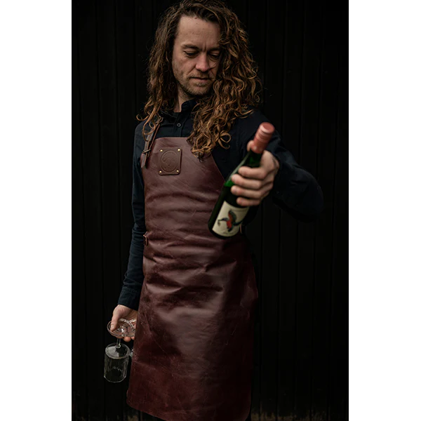 Tablier de cuisine artisanal cuir pleine fleur Buffalo Ruby Witloft