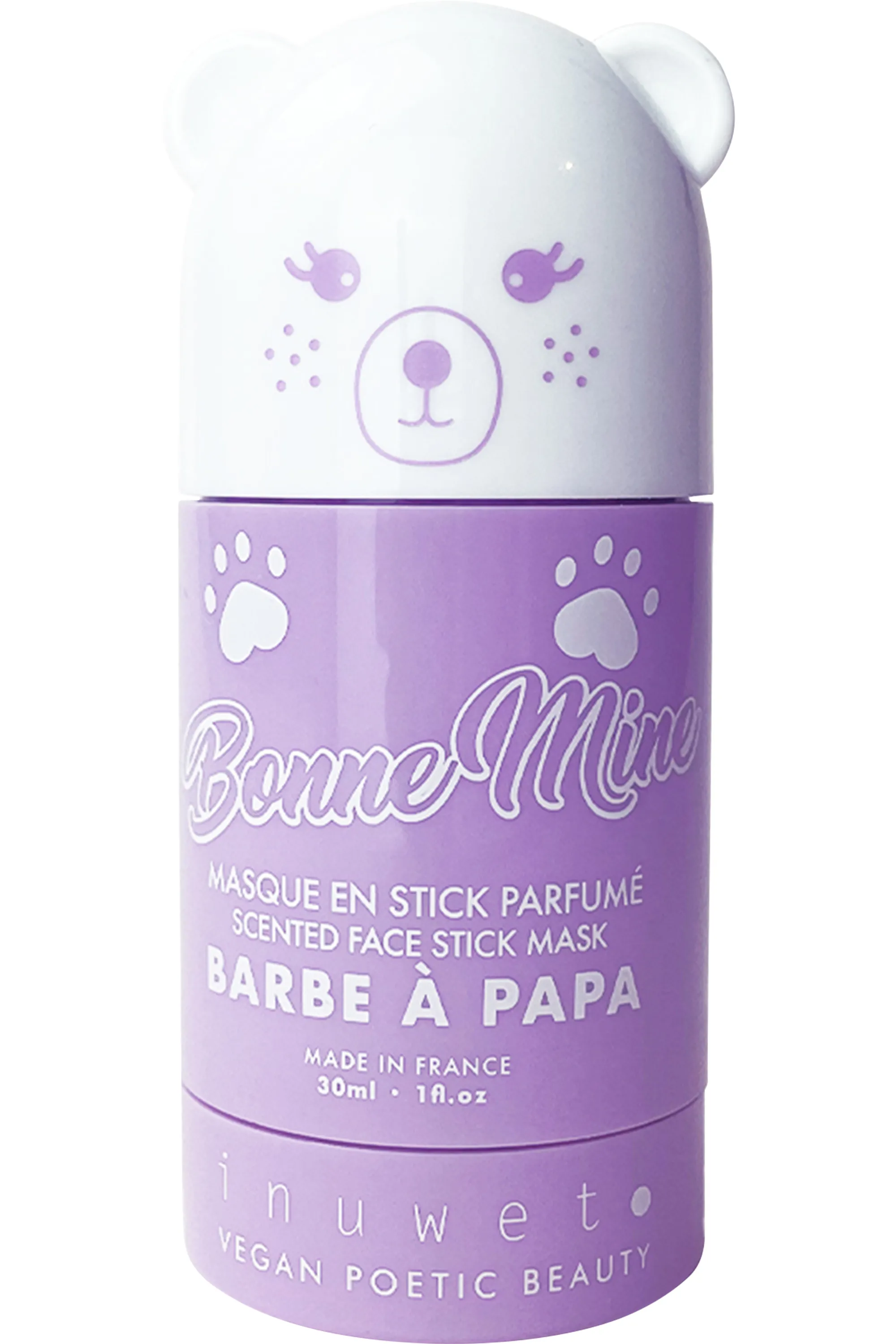Inuwet (In Unicorn We Trust) Masque bonne mine en stick à l’argile-30 ml