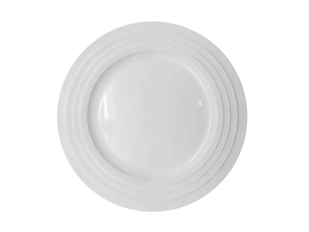 Deko-Teller Rillen Ø 33 cm