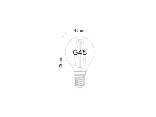 Ampoule LED Mini Sphère Dimmable 6W 2700K E14
