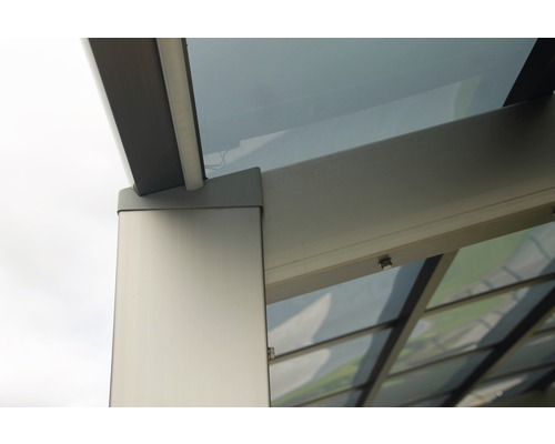 KRB Skiatsu enkele carport met hitte-, UV- en hagelbescherming, 270x500 cm, urban grey