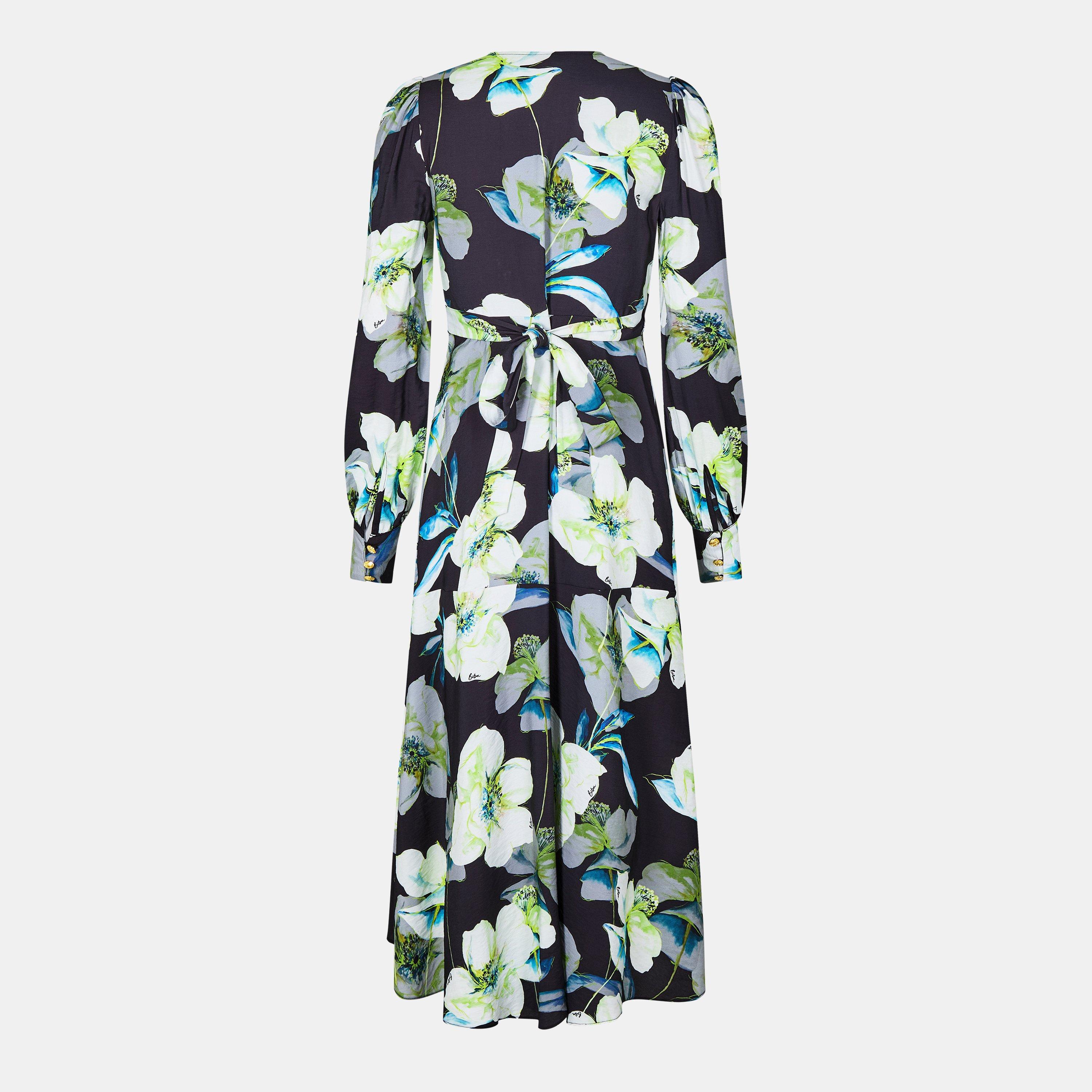 Biba Printed Wrap Dress
