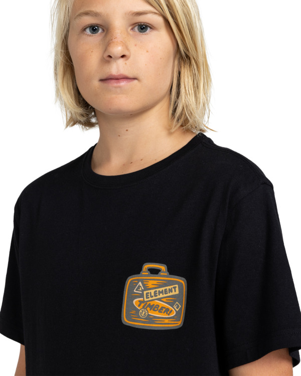 Element Timber Just In Case SS Youth Flint Black